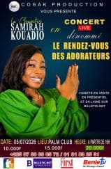 Affiche : LA CHANTRE SAMIRA KOUADIO EN CONCERT